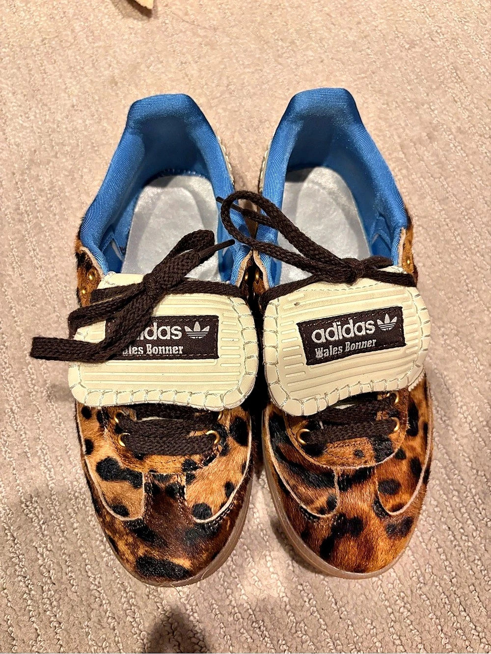 adidas Samba Pony Wales Bonner Leopard Sneakers